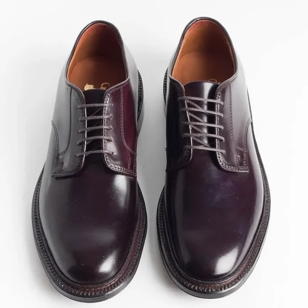 Men Alden Derby And Oxford Shoes* - 2938 F - Derby Cordovan Burgundy Smooth