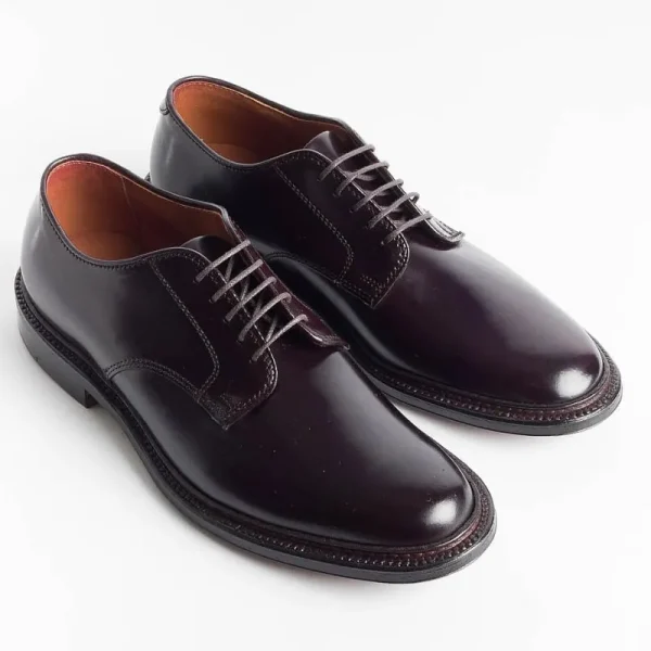 Men Alden Derby And Oxford Shoes* - 2938 F - Derby Cordovan Burgundy Smooth