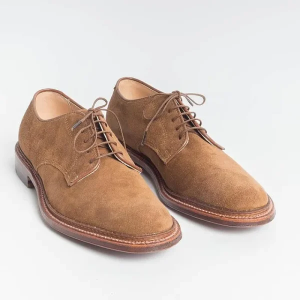 Men Alden Derby And Oxford Shoes* - 29336F - Suede Derby - Light Brown