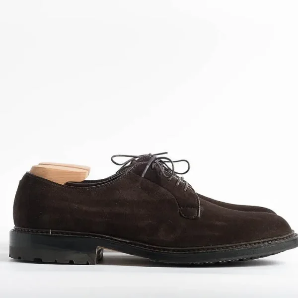 Men Alden Derby And Oxford Shoes* - M5402C - Dark Brown Suede Derby