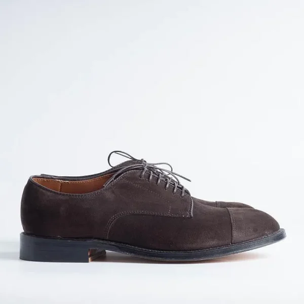 Men Alden Derby And Oxford Shoes* - M0501Y - Derby Modified (Ergonomic) - Dark Brown Suede