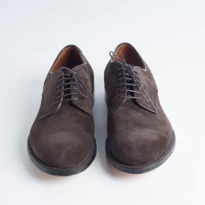 Men Alden Derby And Oxford Shoes* - M0501Y - Derby Modified (Ergonomic) - Dark Brown Suede