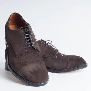 Men Alden Derby And Oxford Shoes* - M0501Y - Derby Modified (Ergonomic) - Dark Brown Suede