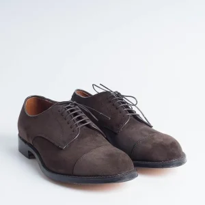 Men Alden Derby And Oxford Shoes* - M0501Y - Derby Modified (Ergonomic) - Dark Brown Suede