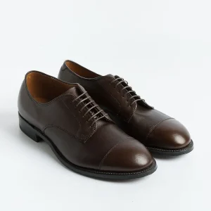 Men Alden Derby And Oxford Shoes* - M1501Y - Derby With Ergonomic Shape Toecap - Brown Calfskin