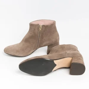 Women Anna F. Ankle Boots*Anna F - Ankle Boot - 9787 - Taupe Suede