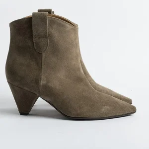 Women Anna F. Ankle Boots*Anna F - Ankle Boot - 9883 - Velor Tortora