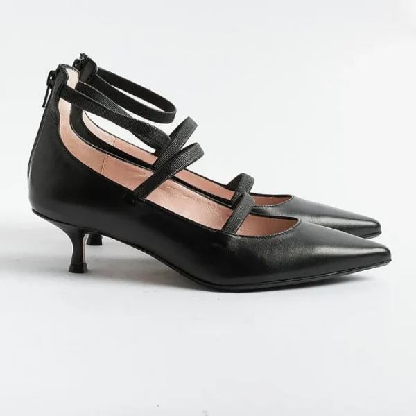 Women Anna F. Decollete* - Decollete - 1656 - Leather - Black