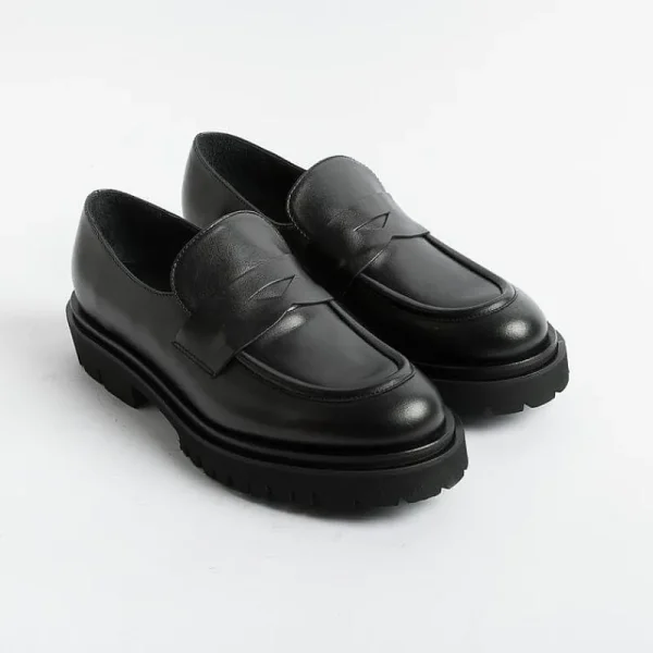 Women Anna F. Loafers*Anna F - Loafer - 1438 - Leather - Black