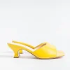 Women Anna F. Mules* - Mules - 3241 - Yellow Chiffon