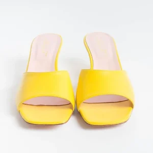 Women Anna F. Mules* - Mules - 3241 - Yellow Chiffon