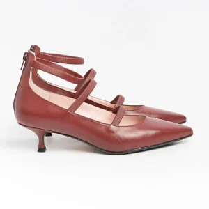 Women Anna F. Decollete* - Pumps - 1656 - Leather - Carmine