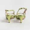 Women Anna F. Sandals With Heel* - Sandals With Heels - 3664 - Lime Laminate