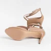 Women Anna F. Ceremony - Shoes And Clutches* - Sandals With Heels - 3640 - Nappa Camelia