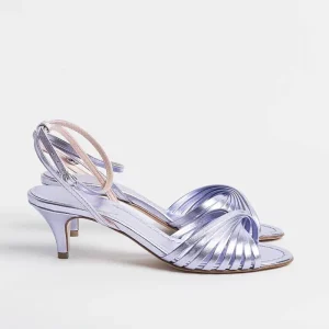 Women Anna F. Sandals With Heel* - Sandals With Heels - 3661 - Lilac Laminate