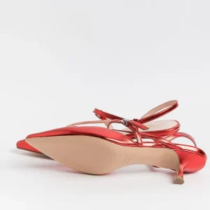 Women Anna F. Slingbacks* - Sling Back 1318 - Red Laminate