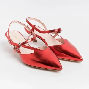 Women Anna F. Slingbacks* - Sling Back 1318 - Red Laminate