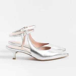 Women Anna F. Wedding Shoes* - Slingback - 1411 - Silver Laminate