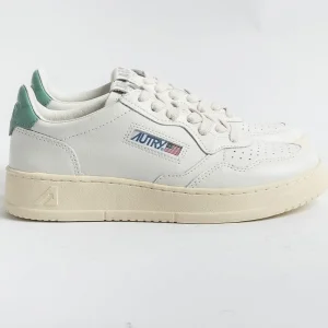 Women AUTRY - Collezione donna Sneakers*Autry - Aulw Ll56 - Sneakers Low Wom All Leat - White Green Malachite