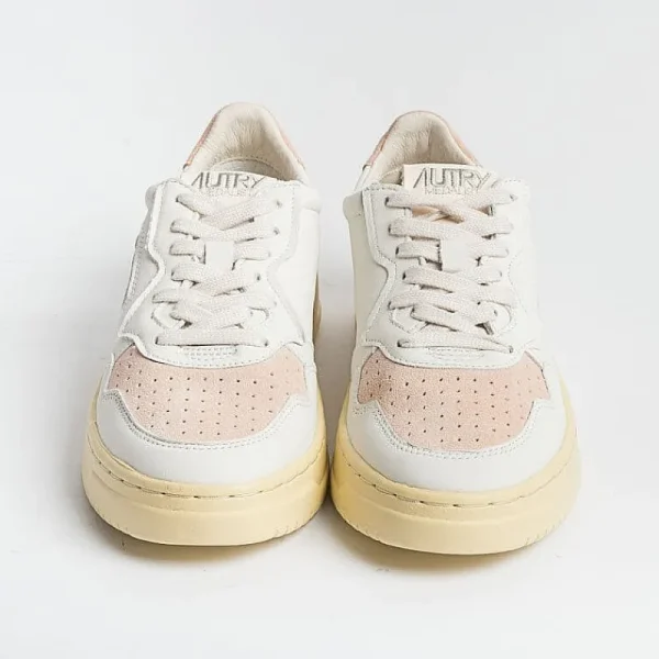 Women AUTRY - Collezione donna Sneakers*Autry - Aulw Sl03 -Sneakers Low Wom Suede Leat - White Pink