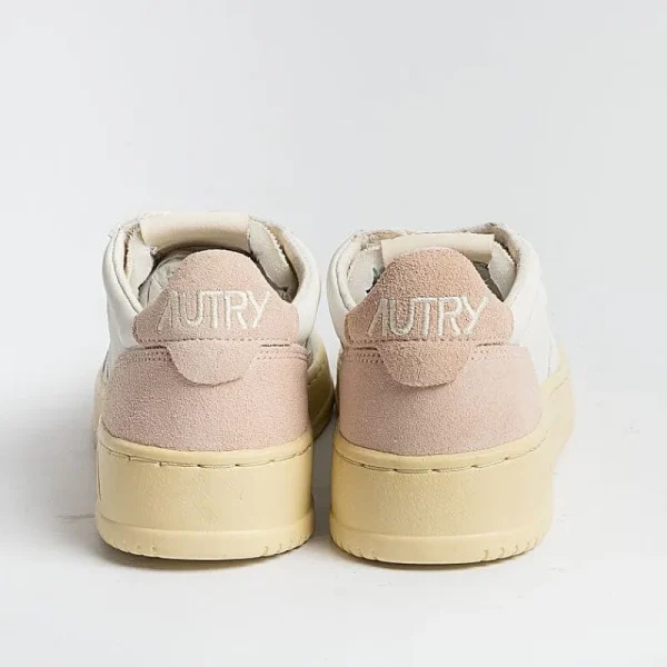 Women AUTRY - Collezione donna Sneakers*Autry - Aulw Sl03 -Sneakers Low Wom Suede Leat - White Pink