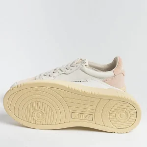 Women AUTRY - Collezione donna Sneakers*Autry - Aulw Sl03 -Sneakers Low Wom Suede Leat - White Pink