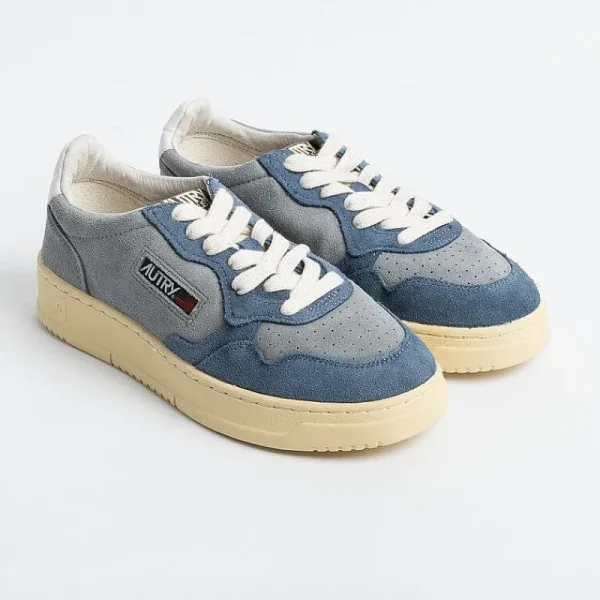 Women AUTRY - Collezione donna Sneakers*Autry - Aulw Ss18 -Sneakers Low Wom Leat - Gray Blue