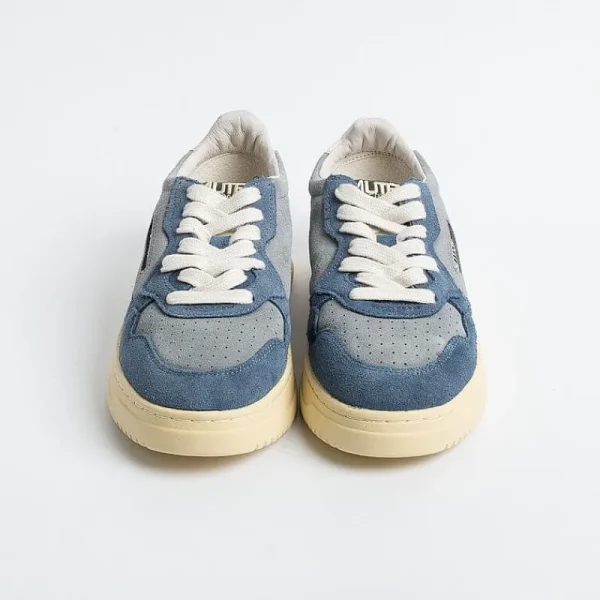 Women AUTRY - Collezione donna Sneakers*Autry - Aulw Ss18 -Sneakers Low Wom Leat - Gray Blue