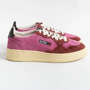 Women AUTRY - Collezione donna Sneakers*Autry - Aulw Ss19 -Sneakers Low Wom Leat - Fuchsia Bordeaux