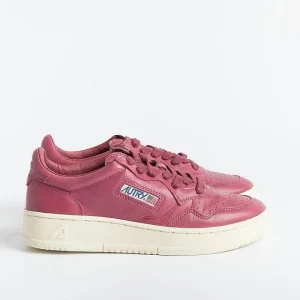 Women AUTRY - Collezione donna Sneakers*Autry Aulw Gg35 - Sneakers Low Wom Goat - Beet/Dark Pink