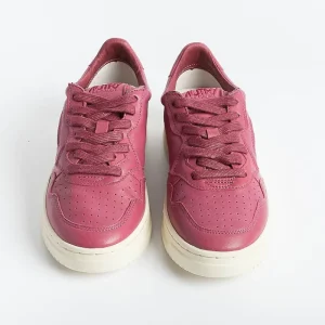 Women AUTRY - Collezione donna Sneakers*Autry Aulw Gg35 - Sneakers Low Wom Goat - Beet/Dark Pink