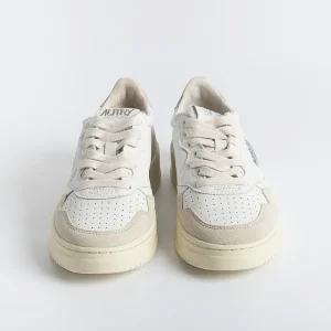 Women AUTRY - Collezione donna Sneakers*Autry Ls37- Sneakers Low Wom Leat/Suede - White/Powder