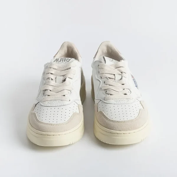 Women AUTRY - Collezione donna Sneakers*Autry Ls37- Sneakers Low Wom Leat/Suede - White/Powder