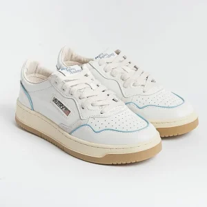 Men AUTRY - Collezione uomo Sneakers*Autry Sneakers Aulm Ce18- Low Man Leat - White Piping Azure