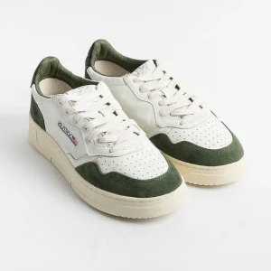 Men AUTRY - Collezione uomo Sneakers*Autry Sneakers Aulm Gs22 - Low Man Goat/Suede - White Green