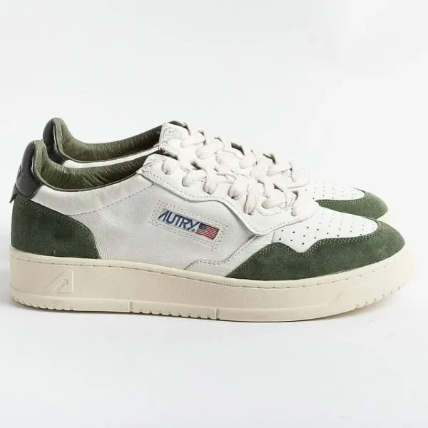 Men AUTRY - Collezione uomo Sneakers*Autry Sneakers Aulm Gs22 - Low Man Goat/Suede - White Green