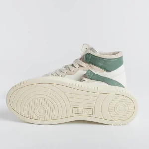 Men AUTRY - Collezione uomo Sneakers*Autry Sneakers Aumm Gs11 - Mid Man Goat/Suede - White/ Green