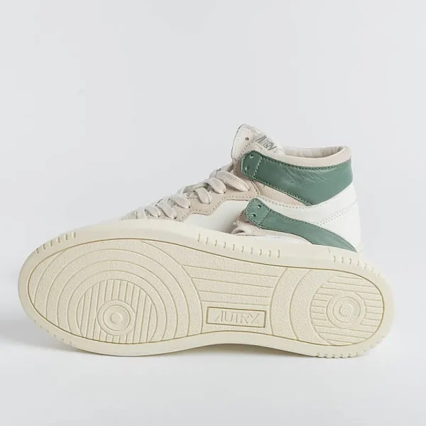 Men AUTRY - Collezione uomo Sneakers*Autry Sneakers Aumm Gs11 - Mid Man Goat/Suede - White/ Green