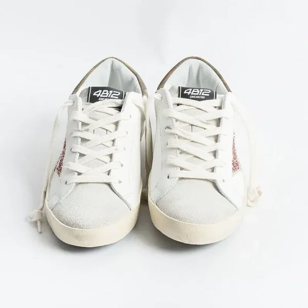 Women 4B12 Sneakers* - Sneakers - Suprime Dbs110 - White Glitter