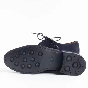 Men BERWICK 1707 - Collezione Donna Derby And Oxford Shoes*Berwick 1707 - Lace Up 116 - Smooth Derby - Blue Suede