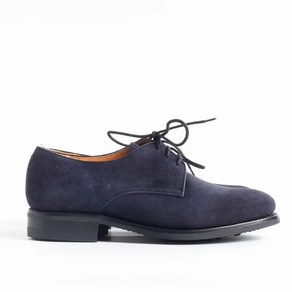 Men BERWICK 1707 - Collezione Donna Derby And Oxford Shoes*Berwick 1707 - Lace Up 116 - Smooth Derby - Blue Suede