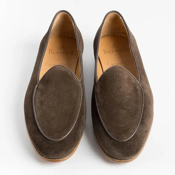 Women BERWICK 1707 - Collezione Donna Loafers*Berwick 1707 - Woman Loafer 170 - Dark Brown Suede