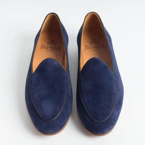 Women BERWICK 1707 - Collezione Donna Loafers*Berwick 1707 - Woman Loafer 170 - Blue Suede