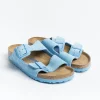 Women BIRKENSTOCK Low Sandals* - Flat Sandals 1024066 -Arizona Bs - Sky Blue