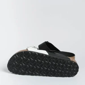 Women BIRKENSTOCK Low Sandals* - Flat Sandals -1019712 - Arizona Split - Black White