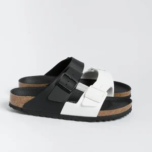 Women BIRKENSTOCK Low Sandals* - Flat Sandals -1019712 - Arizona Split - Black White