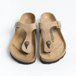 Women BIRKENSTOCK Flip-Flops Sandals* - Flat Sandals Flip Flops Gizeh 0943811 - Oiled Tobacco Brown