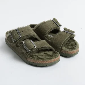 Women BIRKENSTOCK Low Sandals* - Flat Sandals 1025687 - Arizona Shearling - Timo