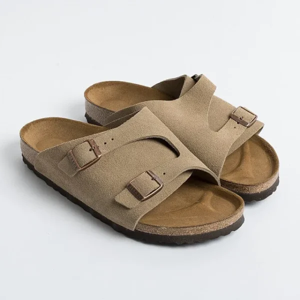 Women BIRKENSTOCK Low Sandals* - Flat Sandals 1023891 - Zurich Bs - Taupe