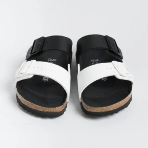 Women BIRKENSTOCK Low Sandals* - Flat Sandals -1019712 - Arizona Split - Black White